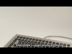 産業用頑丈なデスクトップのバックライト金属ステンレス鋼キーボード