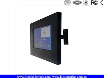 購入 サムスンのためのブラケットが付いている壁に取り付けられたロックできるIpadのキオスクの立場は10.1インチを記録します online manufacture