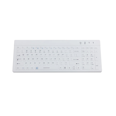 購入 12のファンクション キーの数字キーパッドが付いているウイルスのBluetoothの反無線シリコーンの医学のキーボード online manufacture