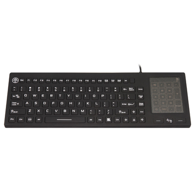 購入 IP68 洗える医療病院キーボード 2対1タッチパッドと番号パッド online manufacture