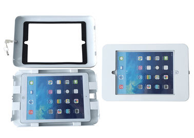 購入 耐久VESAはIpadのキオスクのエンクロージャ、Ipadのキオスクのホールダーに冷間圧延した鋼鉄を穴をあける online manufacture
