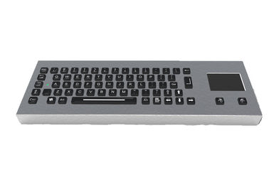 購入 タッチパッドのバックライトが付いている64のキーのステンレス鋼の産業デスクトップのキーボード online manufacture