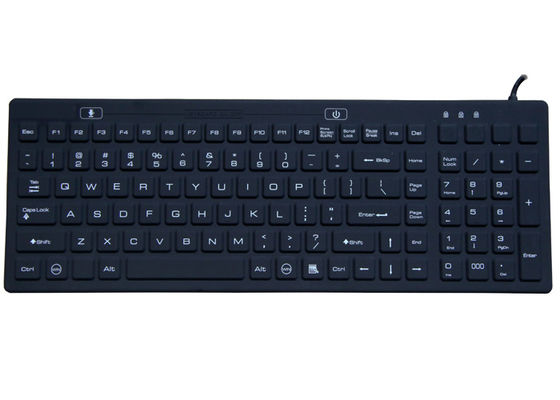 購入 12のファンクション キーおよび数字キーパッドが付いているIP68アンチウィルスの防水洗濯できる医学のキーボード online manufacture