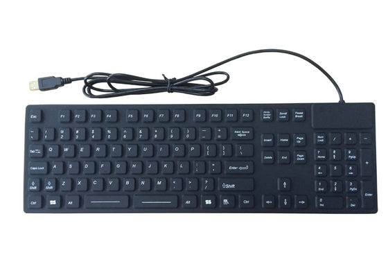 購入 100mAレイアウトのカスタマイズ可能な医学のキーボードの病院の防水コンピュータのキーボード online manufacture