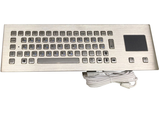 購入 機械のためのタッチパッドが付いているステンレス鋼の産業キーボード online manufacture