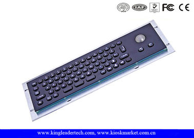 購入 66 のキーは光学トラックボールが付いている金属のキーボードのアルミ合金のバック パネル黒くします online manufacture
