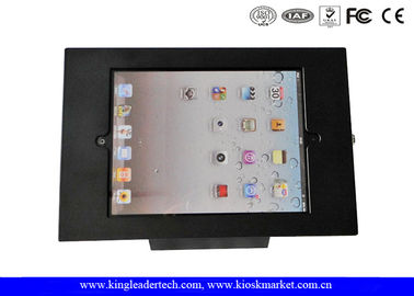 購入 盗難防止のための保証ロックとのデスクトップの黒 9.7Inch Ipad のキオスクのエンクロージャ online manufacture