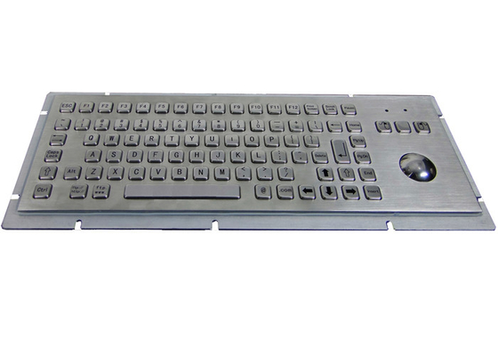 購入 トラックボール304ステンレス鋼が付いているUSBのキオスクの産業キーボード online manufacture