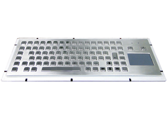 購入 マウスのタッチパッドが付いている険しいステンレス鋼の産業キーボード online manufacture