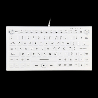 Compact Antivirus Medical Keyboard With 12 Function Keys And FSR Mouse