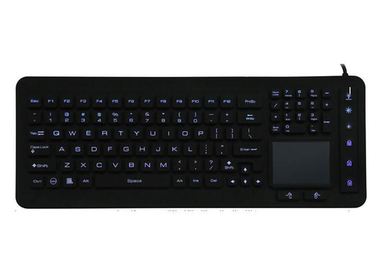 Adjusted Backlight Washable Medical Keyboard EN55022 100mA USB