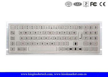 Panel Mount Multimedia Kiosk Keyboard Panel Mount With Number Keypad In Flat Keys